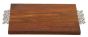 Yair Emanuel Challah Board - Laser Cut Pomegranates Handles