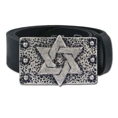 Joshua and Caleb Belt Buckle - Sterling Silver