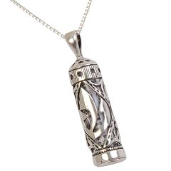 Mezuzah Scroll Pendant - Shin