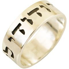 Ani ledodi Vedodi Li - I Am My Beloved's - Enamel Style Ring