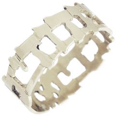 Ani ledodi Vedodi Li - Sterling Silver Hebrew Ring