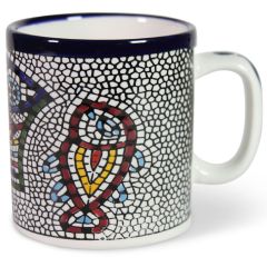 Large Armenian Ceramic 'Tabgha' Mug