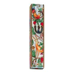 Yair Emanuel | Hand-painted Wooden Mezuzah | Creation Wildlife