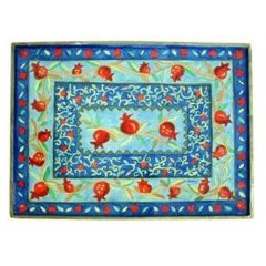 Yair Emanuel 'Pomegranates' Bread Board with Knife and Stand