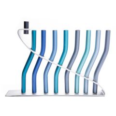 Jerusalem Accordion Hanukkah Menorah