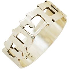 Your Name in Hebrew - Sterling Silver Ring