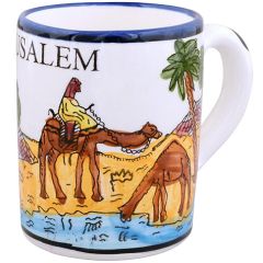 Large Armenian Ceramic 'Camel' Mug