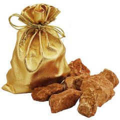 Stones from Jerusalem in Golden Bag