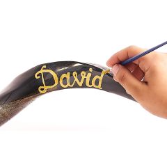 Kudu Yemenite Shofar - Personalized with your name