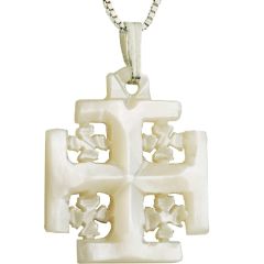 Mother of Pearl 'Jerusalem Cross' Pendant