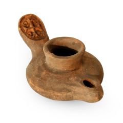 Replica Clay Oil Lamp - Crusader