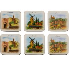 Art from Jerusalem Coaster Set