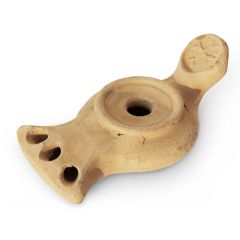 Replica Clay Oil Lamp - Crusader