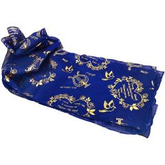 Biblical Scarf - I Am My Beloved's - Blue