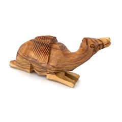 Olive Wood Camel Sitting