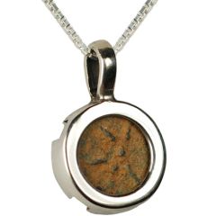 Widows Mite Coin Christian pendant