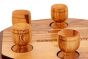 The Lord's Supper Cups - Do This in Remembrance of Me on Serving on Bethlehem Olive Wood Tray