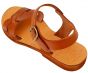 Jesus Sandals - Capernaum - Handmade from Leather in the Holy Land - angle