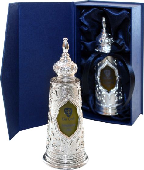 TORAH Anointing Oil - Light of Jerusalem - 27ml - Made in Israel - Silver