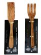 Chefs Olive Wood Large Spatula and Fork from Bethlehem
