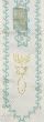 'Grafted In' Messianic Prayer Shawl Tallit - Turquoise and Gold