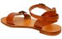 Jesus Sandals - King David - Handmade from Leather in the Holy Land - rear side