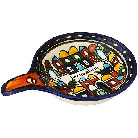 Serving Dish with Handle - Jerusalem
