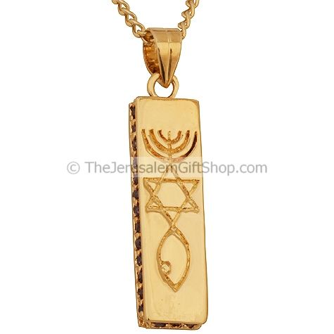 Gold Fill Grafted In Pendant with Amethyst by 'Marina'