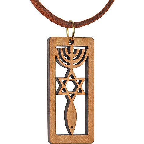 Grafted In Olive Wood Pendant