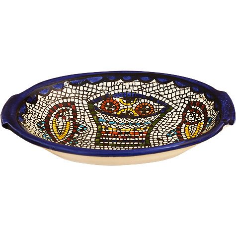 Armenian Ceramic Oval Tabgha Dish
