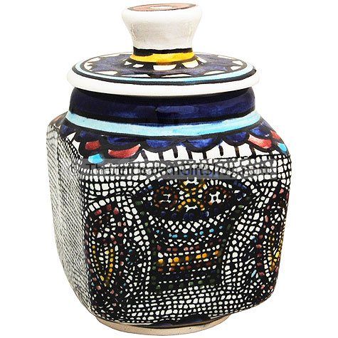 Tabgha Sugar Pot - Square