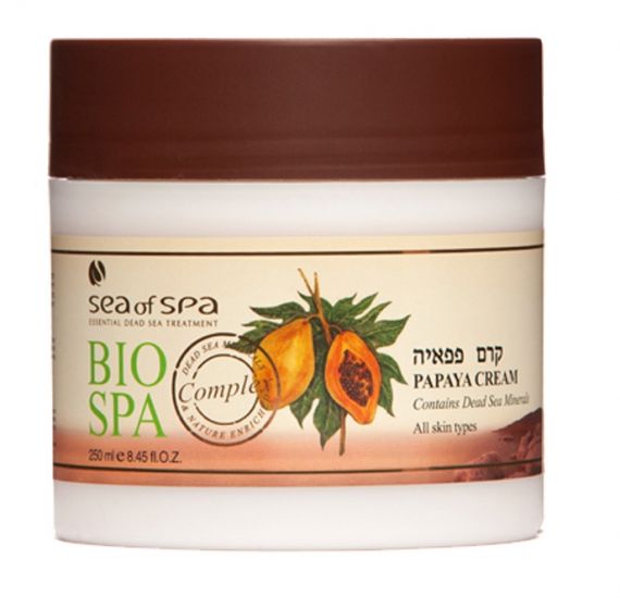 Bio Spa Papaya Cream with Dead Sea Minerals - The Jerusalem Gift Shop