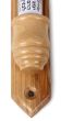 Wooden Mezuzah with 'Shema Yisrael' Scroll