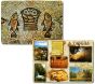 Set of 6 Placemats 'Tabgha' Loaves and Fish - Jesus's Miracle - Double Sided