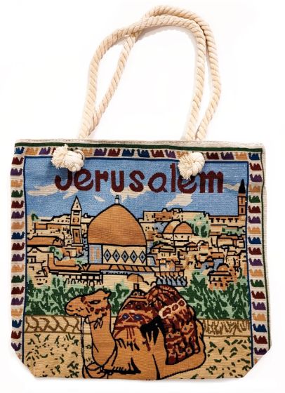 Canvas Shopping Bag - Jerusalem