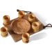 The Lord's Supper - Communion Bread Plate and Six 1.5 inch Olive Wood Cups