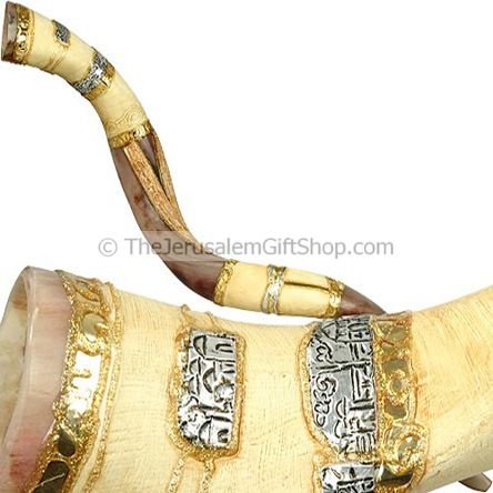 Decorated Yemenite Shofar Special