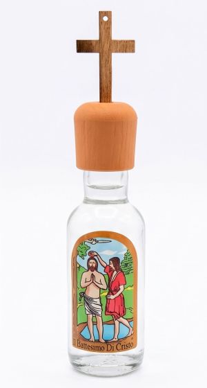 Jordan Holy Water in Cross Bottle
