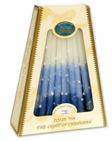 Hanukah Candles - Blue and White