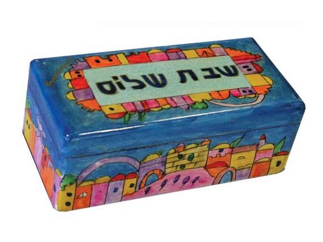 Yair Emanuel - Jerusalem Design Travel Candle Holder - Shabbat Shalom