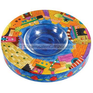 Yair Emanuel - Wooden Honey Plate