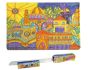 Yair Emanuel 'Jerusalem Colors' Bread Board with Knife and Stand