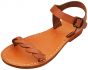 Jesus Sandals - Gethsemane - Handmade from Leather in the Holy Land - side view