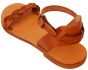 Jesus Sandals - Sea of Galilee - Handmade from Leather in the Holy Land - rear side view