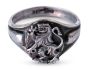Lion of Judah Sterling Silver Ring top