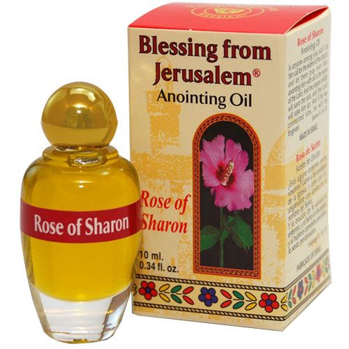 'Blessings from Jerusalem' Anointing Oil - Rose of Sharon - 12ml