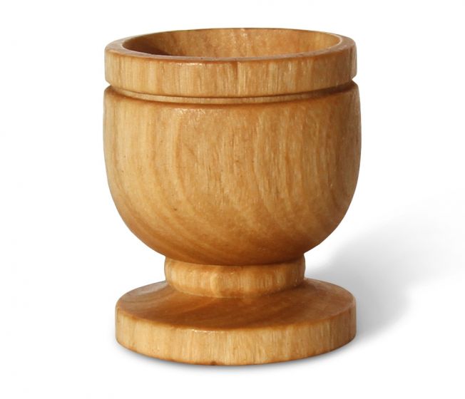 Olive Wood communion cup - small Stem