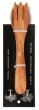 Chefs Olive Wood Large Spoon and Fork from Bethlehem - 12 Inch