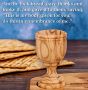 Communion cups set - The Lord's Supper - Ten Small (Approx 3 Inch) Olive Wood Cups