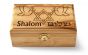 Medium sized Shalom Star of David Olive Wood Box